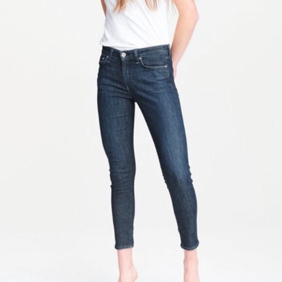 Rag & Bone Cate Mid-Rise Ankle Skinny Jean in April Wash Size 31 - Picture 1 of 9
